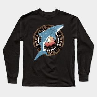 Whale Shark Dive Polynesia Long Sleeve T-Shirt